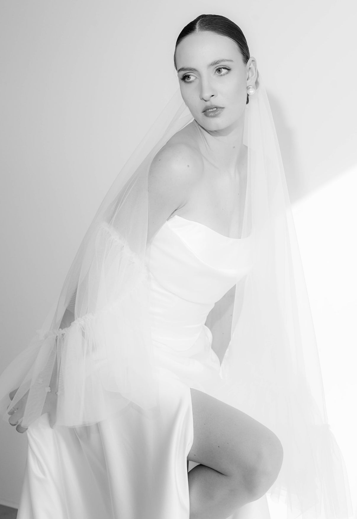 BRIDE Schleier CATHEDRAL - MIAVI COUTURE