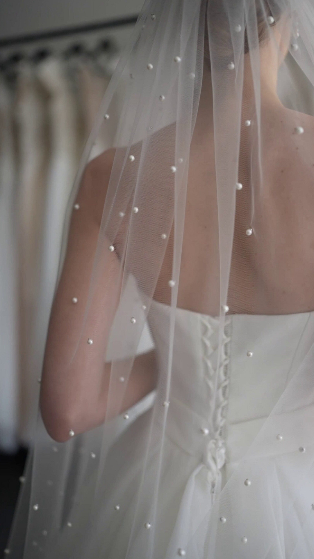 BRIDE Schleier PEARL - MIAVI COUTURE