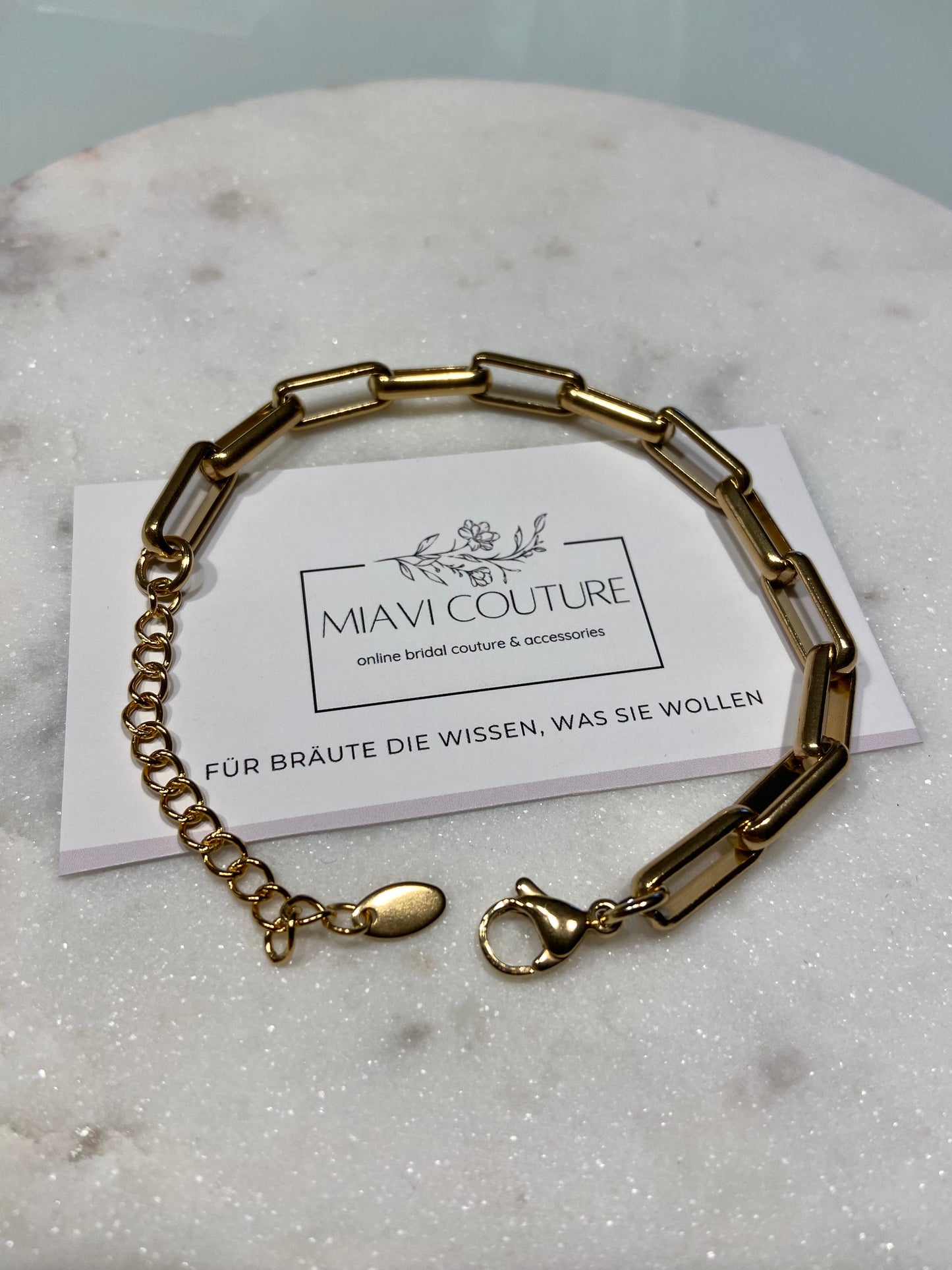 Armband STRENGTH - MIAVI COUTURE - vergoldet