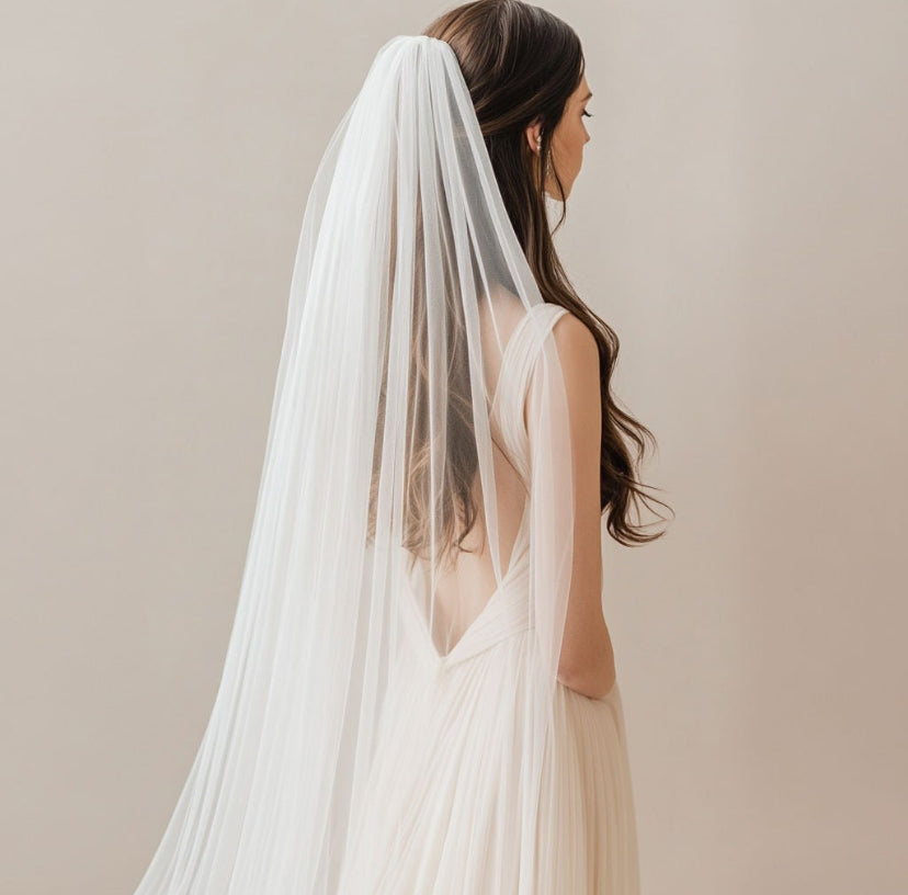 BRIDE Schleier CLEAN - 2 Layer - MIAVI COUTURE