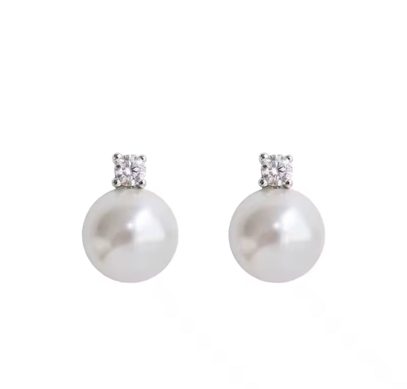 Ohrringe PEARLA BLANCA - MIAVI COUTURE