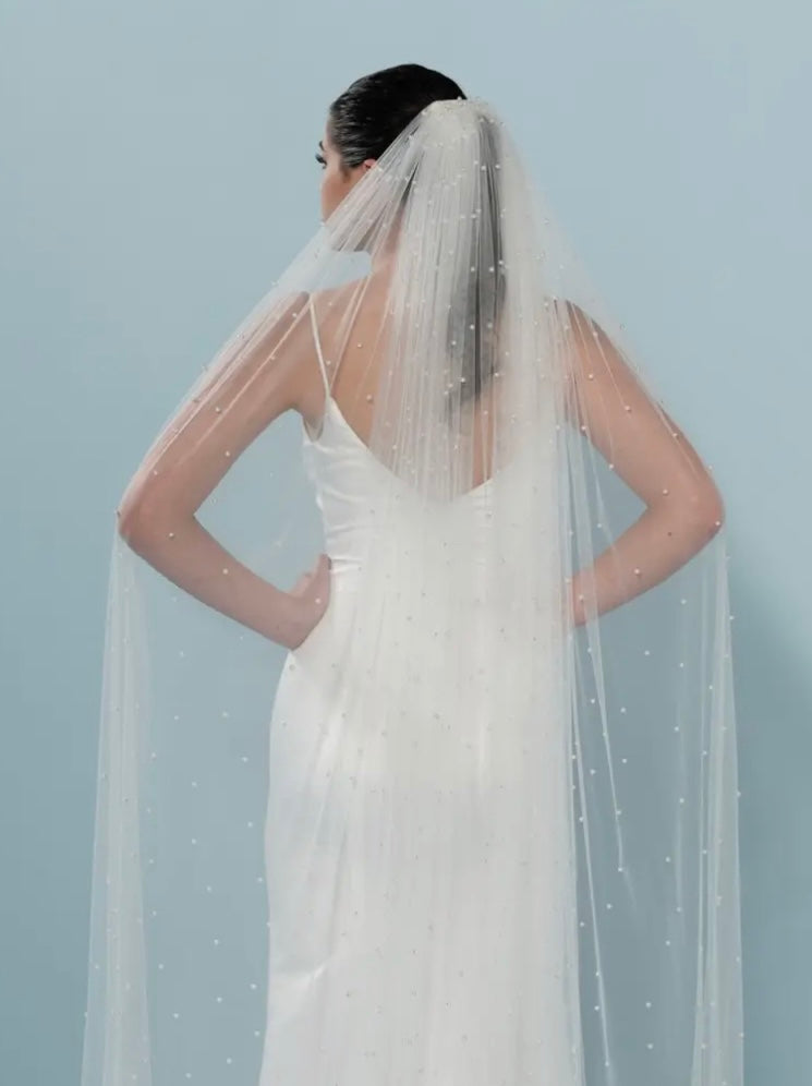 BRIDE Schleier PEARL - MIAVI COUTURE