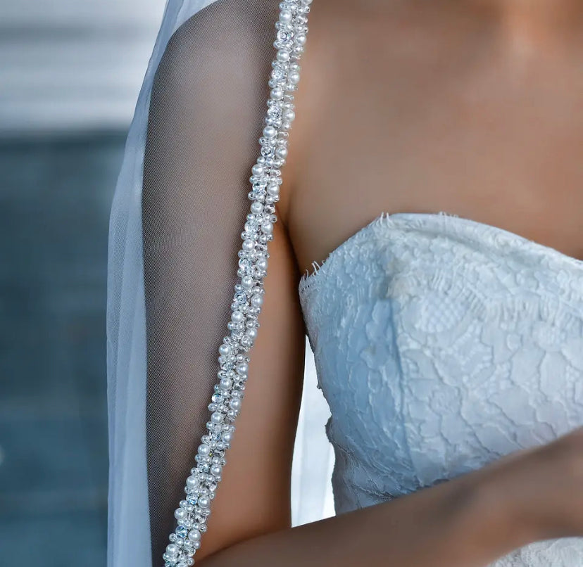 BRIDE Schleier PEARL - MIAVI COUTURE