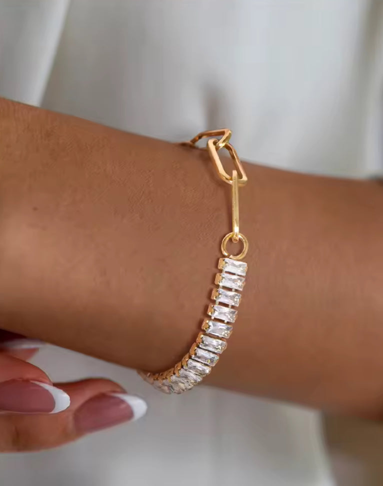Armband Don't Let the Hard Win, Inspirerende Armbanden van Goud Armband Don't Let the Hard Win, Inspirerende Armbanden van Goud