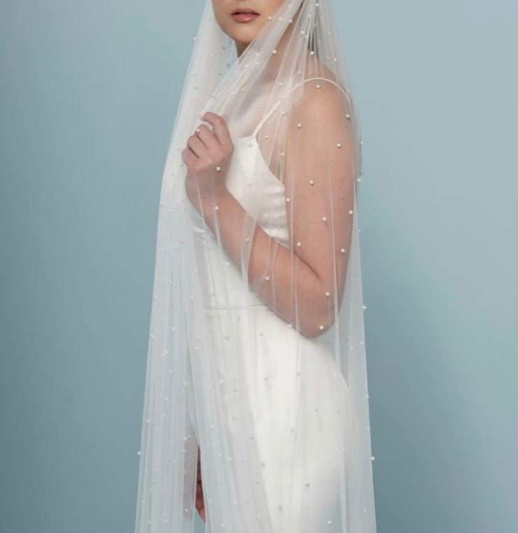 BRIDE Schleier PEARL - MIAVI COUTURE