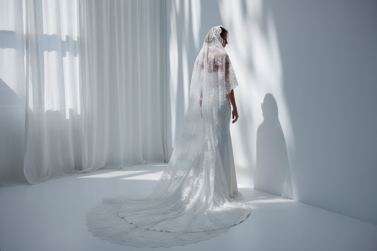 BRIDE Schleier LACE - MIAVI COUTURE