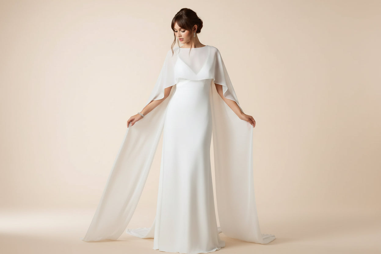 BRIDE Cape CLEAN - MIAVI COUTURE