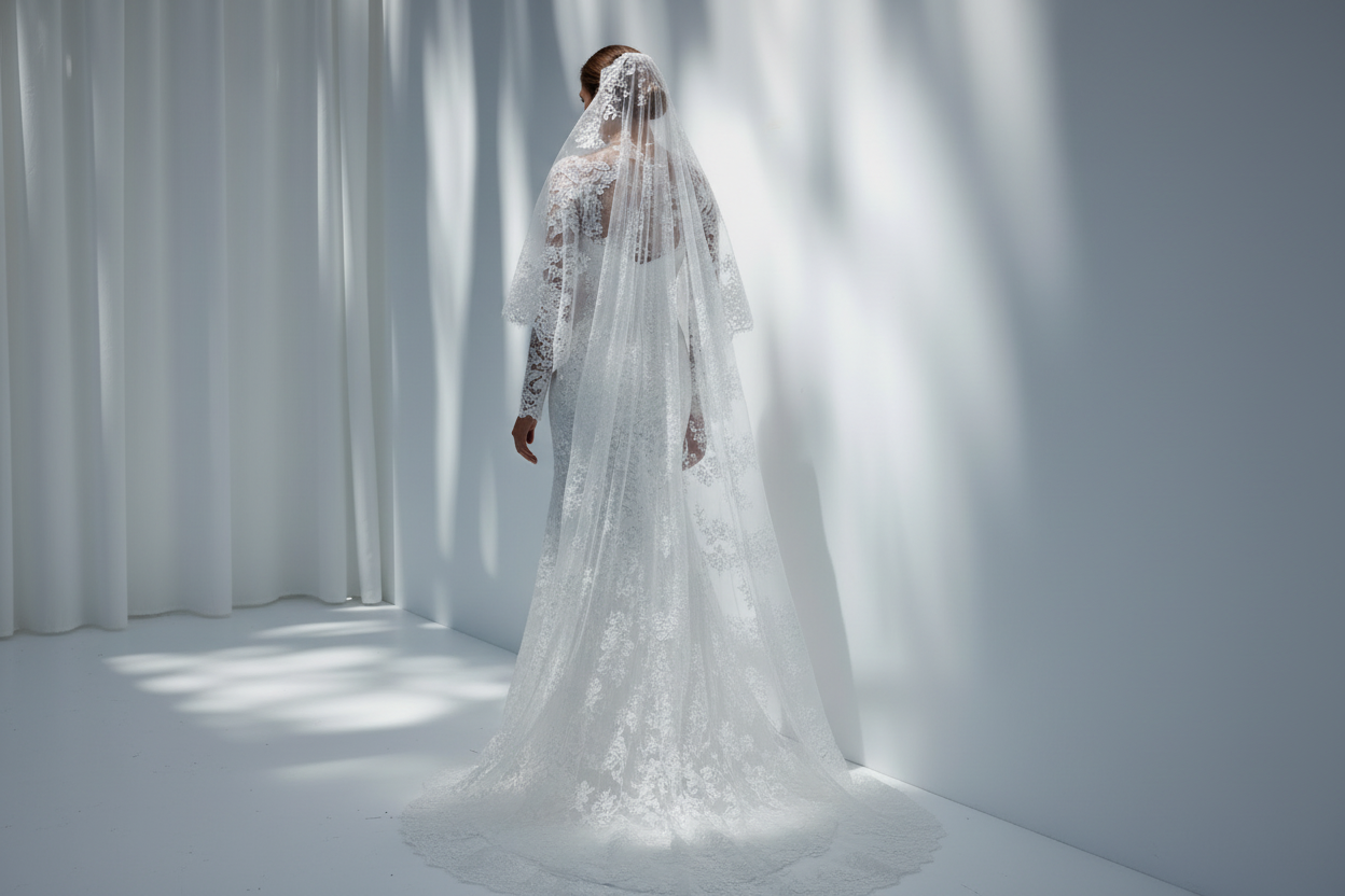 BRIDE Schleier LACE - MIAVI COUTURE