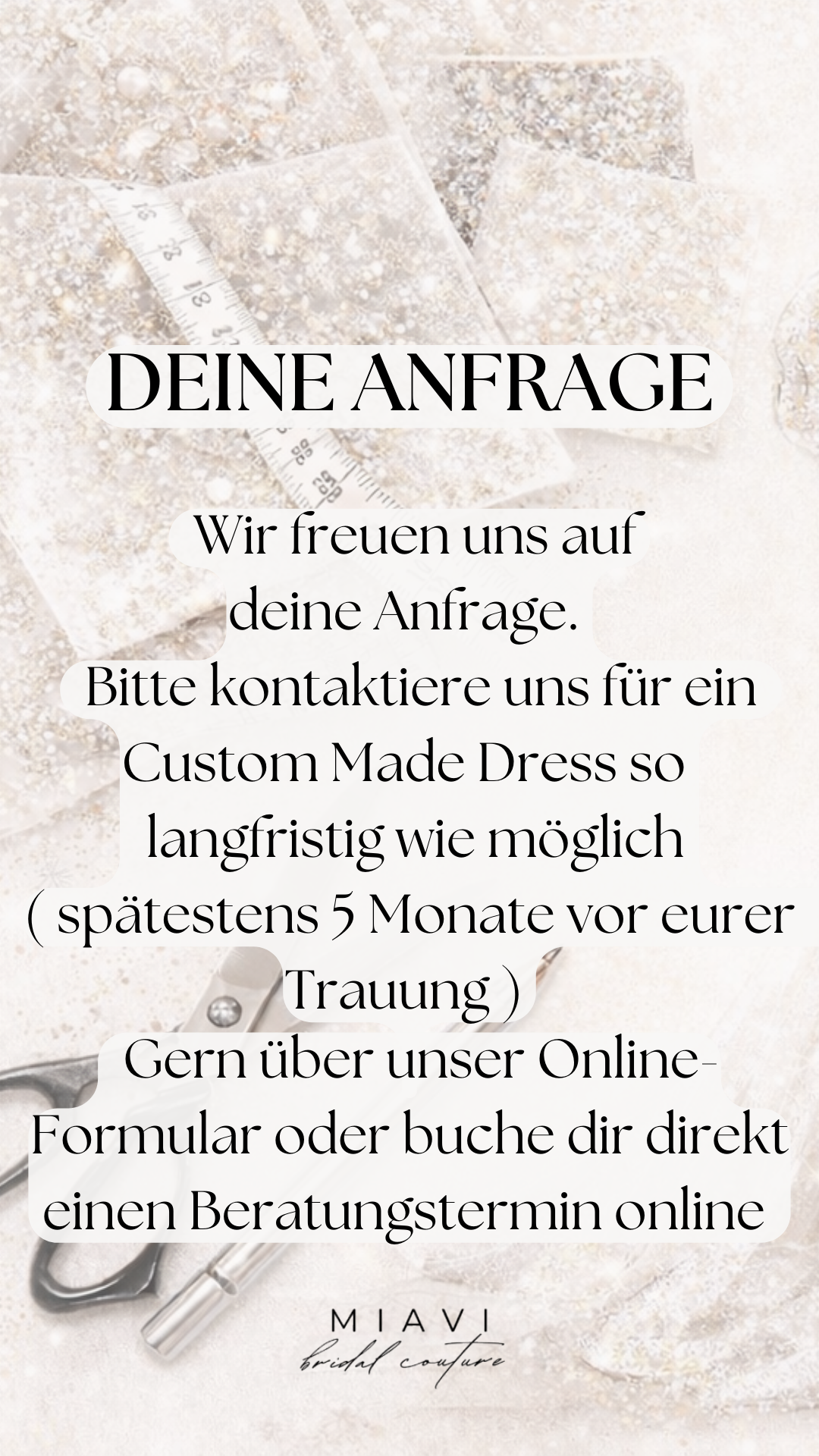 DEIN WUNSCH Brautkleid | MIAVI COUTURE CUSTOM DRESS |