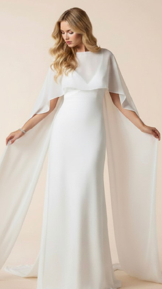 BRIDE Cape CLEAN - MIAVI COUTURE