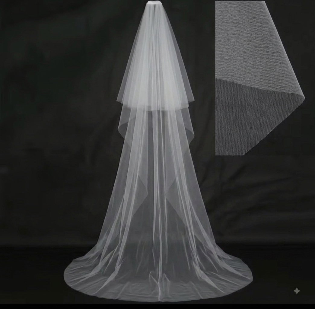 BRIDE Schleier CLEAN - 2stufig- MIAVI COUTURE